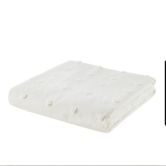 Urban Habitat 5-Piece Ivory 100% Cotton Dot Duvet Cover Set - Twin, Twin XL - Picture 6 of 16